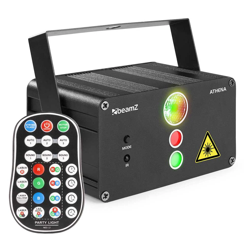 BeamZ Athena RG Gobo Laser System with Battery - Image 8