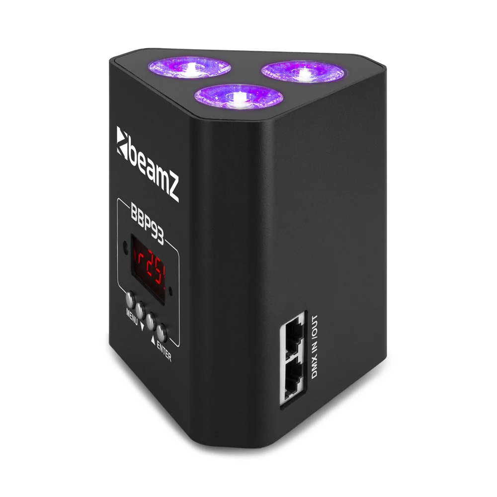 Beamz BBP93 Uplight Par 3x10W 4in1 DMX IRC - Image 3