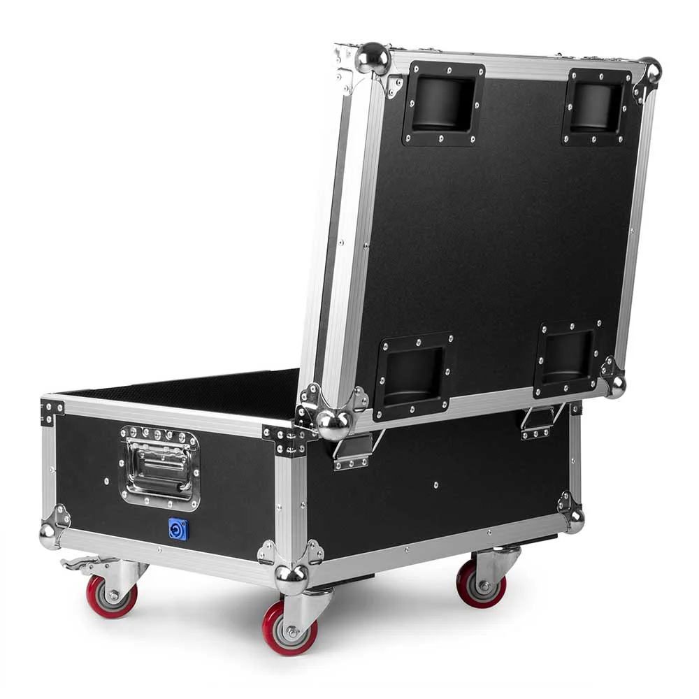 Beamz BBP94W Uplight Bundle with 8x Lights and Flight Case - Image 7