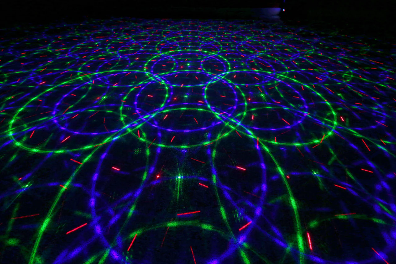 BeamZ Bianca Double Laser 330mW RGB Gobo IRC - Image 3