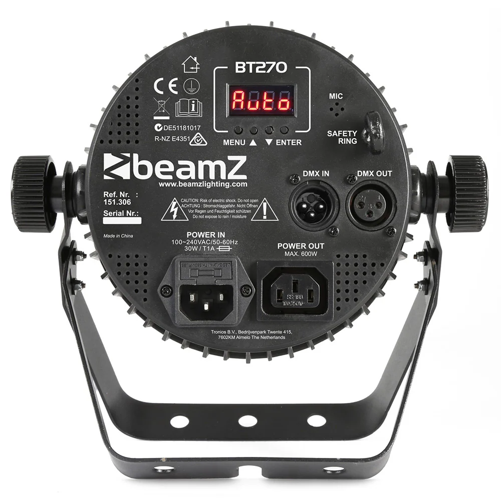 Beamz BT270 7x6W RGBW LED Parcan - Image 7