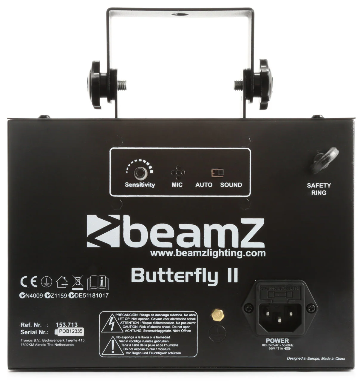Beamz Butterfly-II LED DJ Effect Light - Image 2