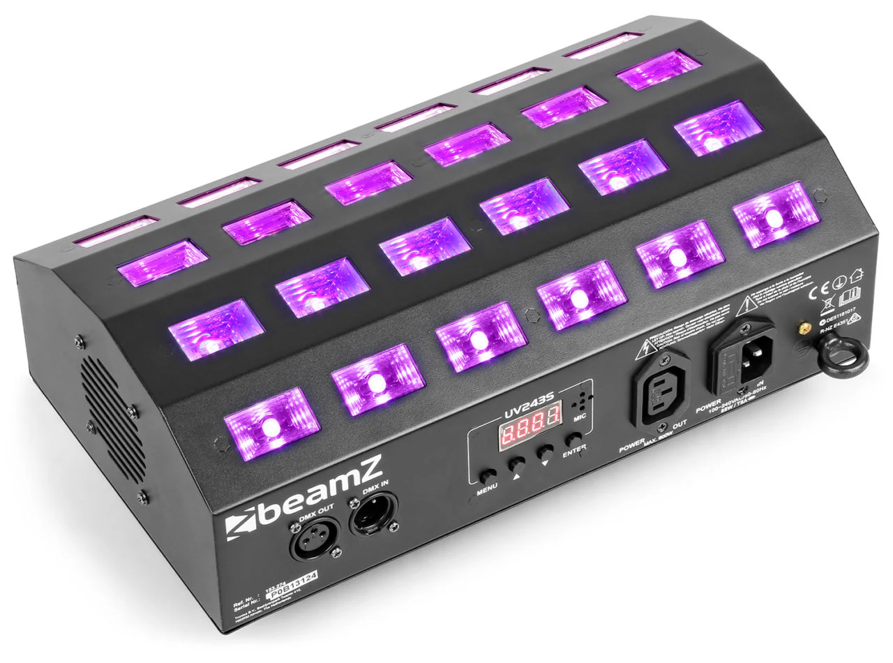Beamz BUV463 LED UV light and Strobe - Image 6