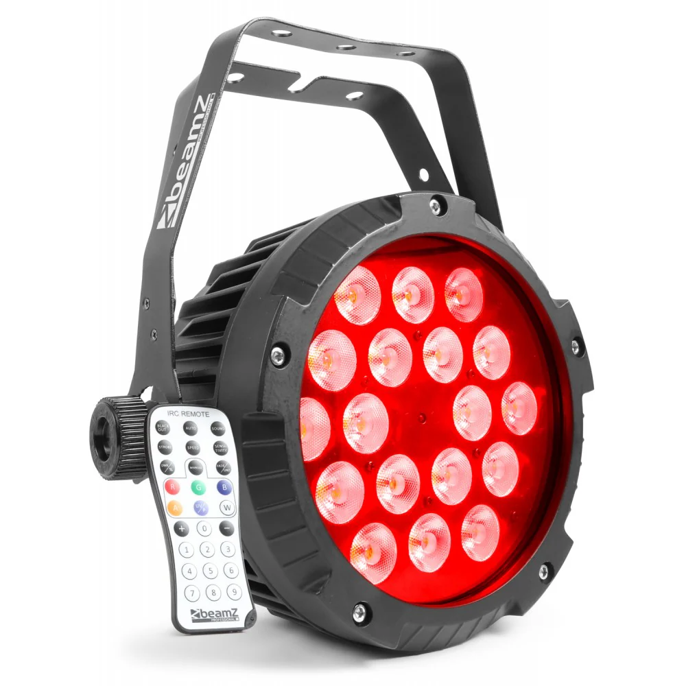 Beamz BWA418 PRO IP65 18x12W RGBW LED PAR Light - Image 11