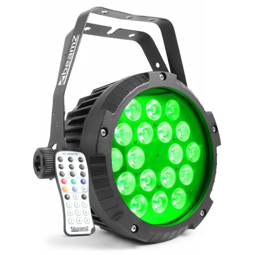Beamz BWA418 PRO IP65 18x12W RGBW LED PAR Light - Image 2