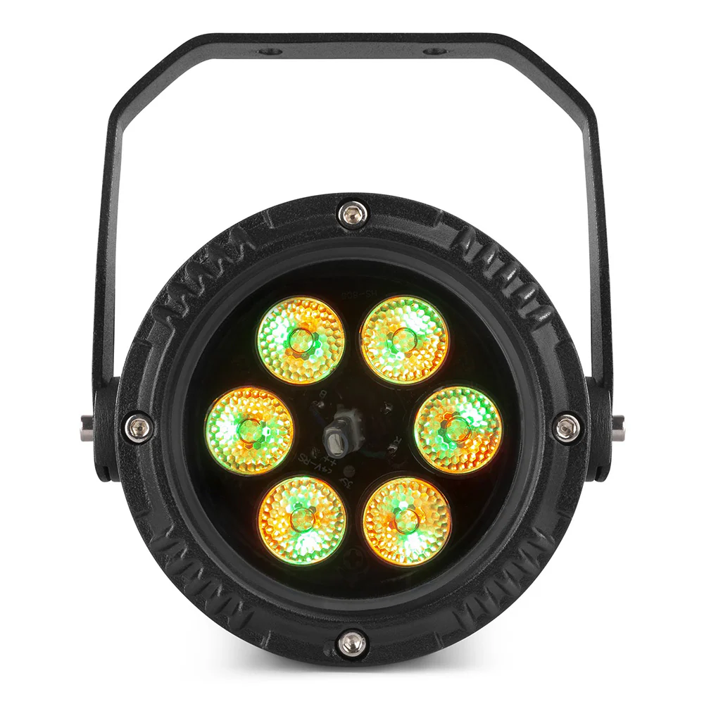 Beamz BWA63 6x3W IP65 Rated RGB LED Parcan - Image 3