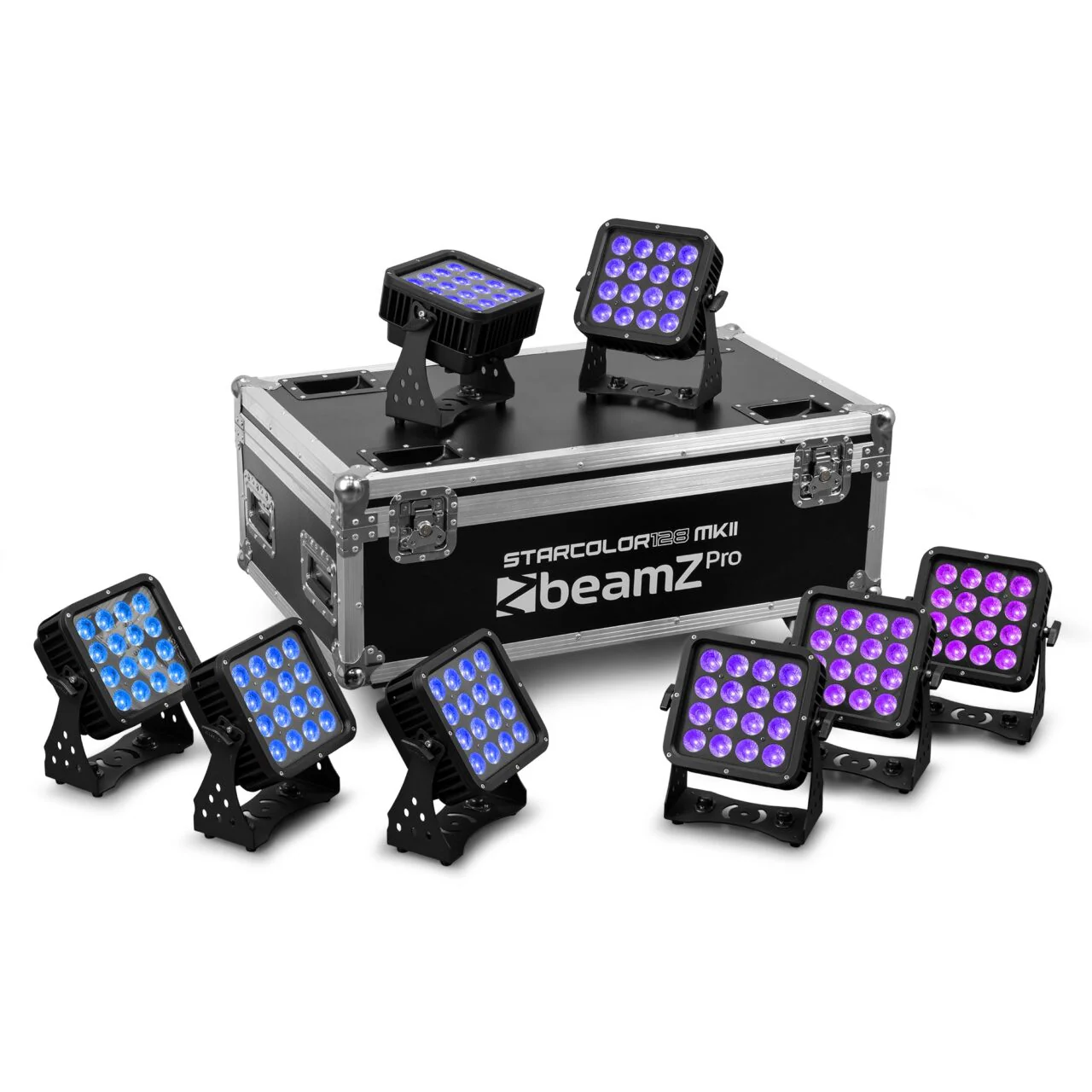 Beamz FL128 Flightcase for 8PCS of StarColour128 Wash Lights - Image 5