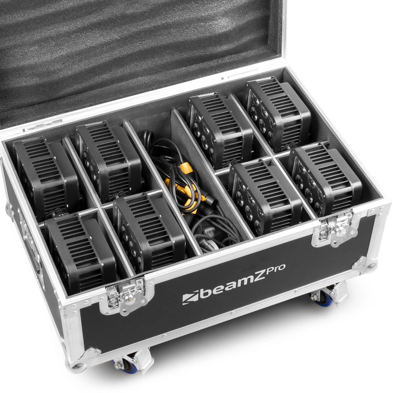 Beamz FL72 Flightcase 8pcs Starcolor72 Wash Lights - Image 8