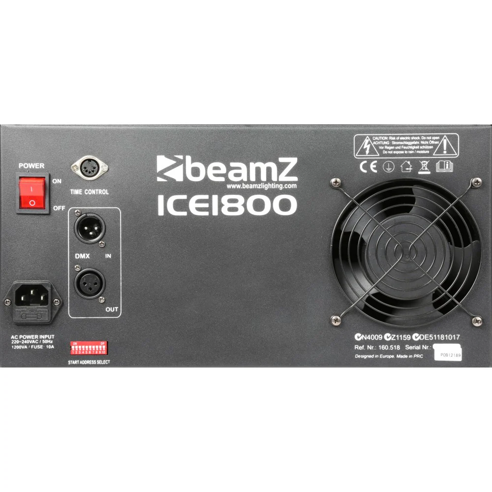 Beamz ICE1800 Low Lying Smoke Machine 1800W - Image 2