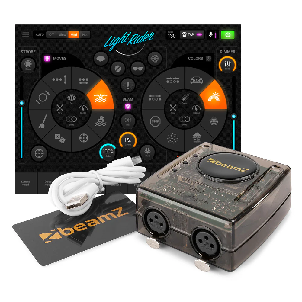 Beamz Light Rider WiFi DMX Interface with Light Rider - Image 15