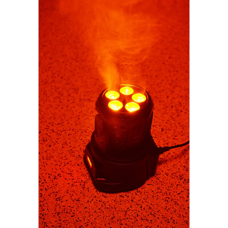 Beamz MHL90 Mini Moving Head Wash 5x 18W 6-in-1 LEDs - Image 4