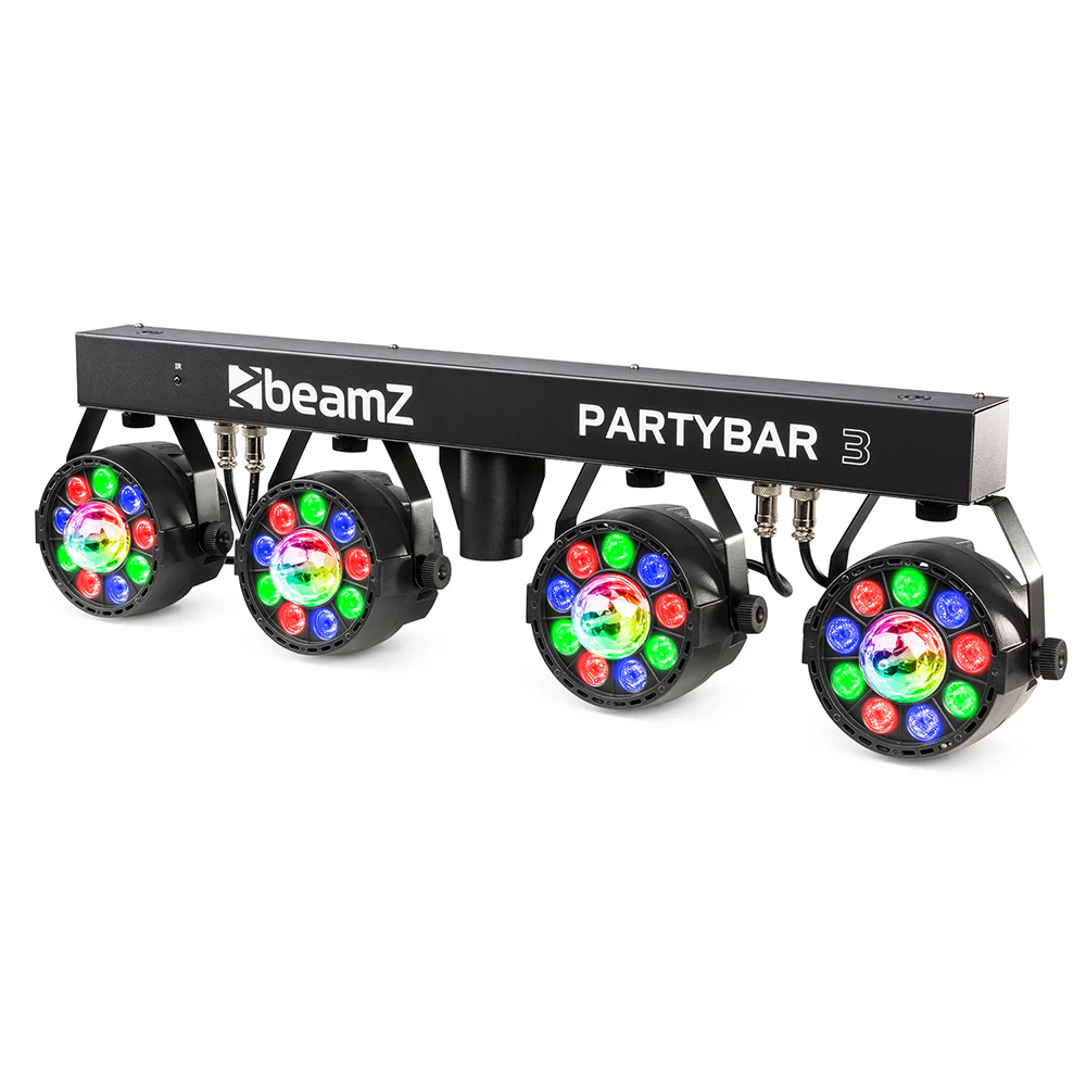 Beamz PartyBar 3 All-In-One LED DJ Lighting System - Image 2