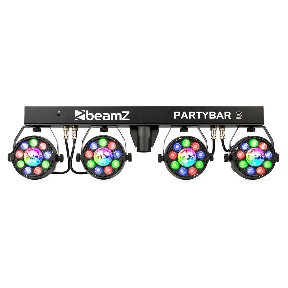 Beamz PartyBar 3 All-In-One LED DJ Lighting System - Image 3