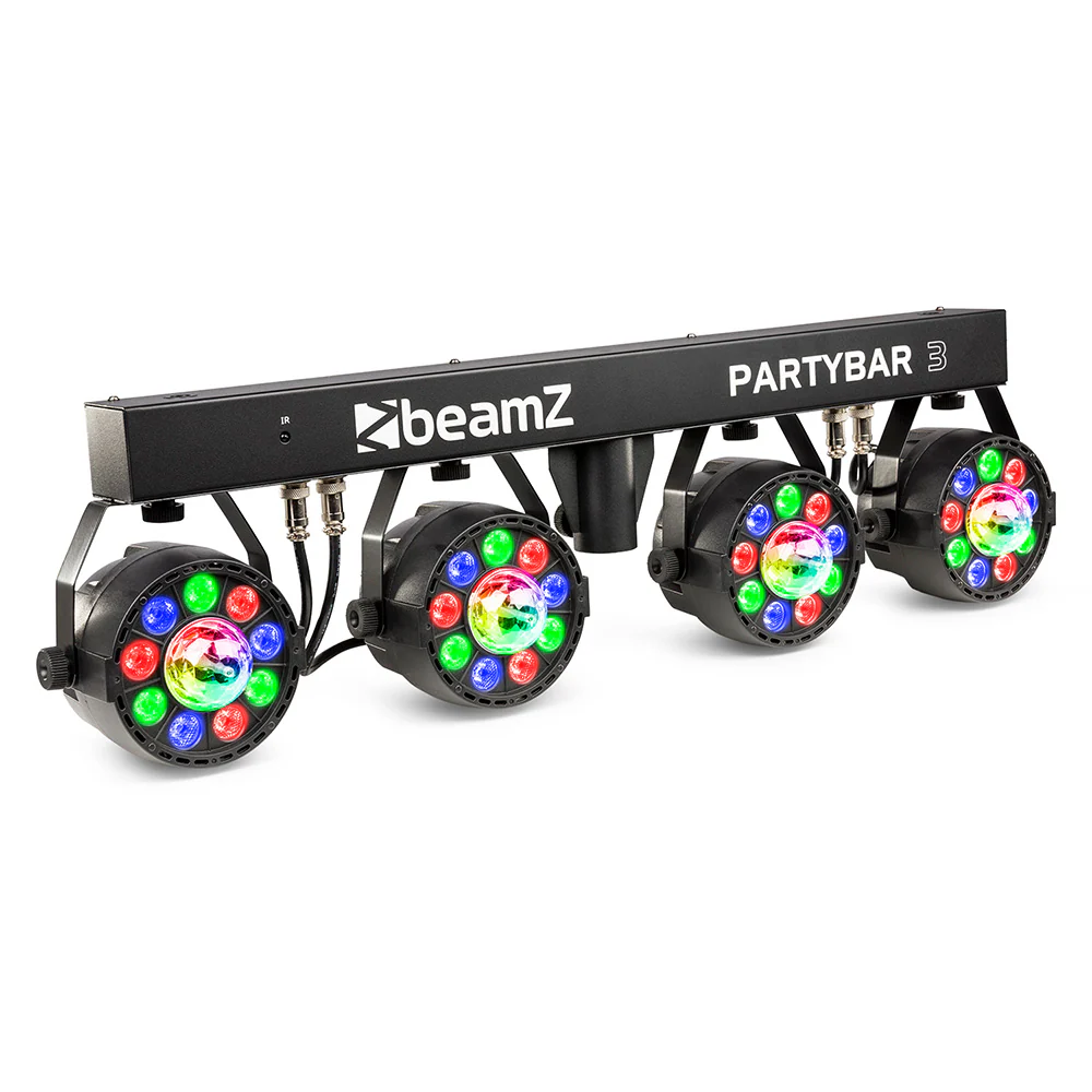Beamz PartyBar 3 All-In-One LED DJ Lighting System - Image 4