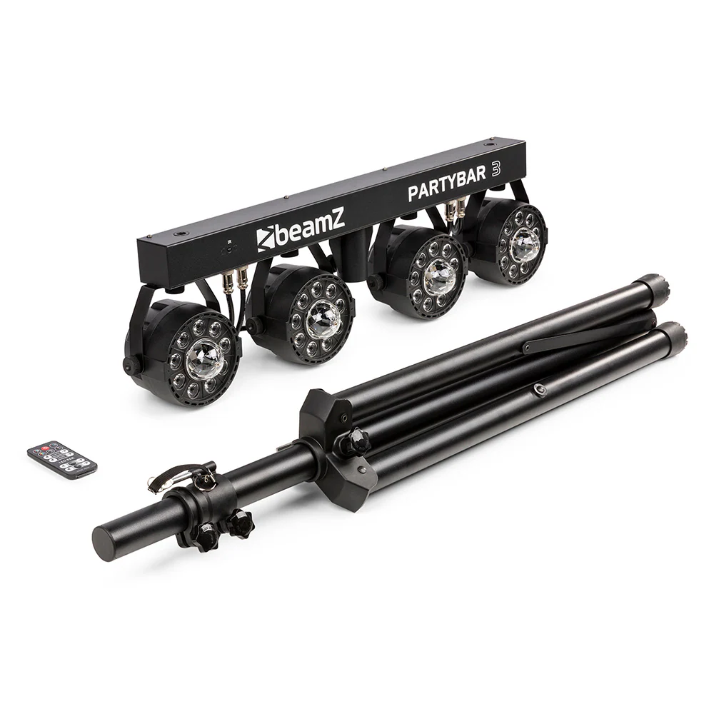 Beamz PartyBar 3 All-In-One LED DJ Lighting System - Image 6