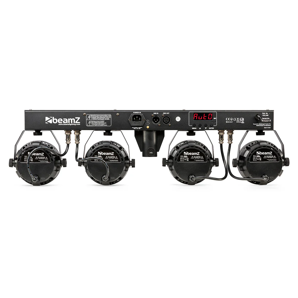 Beamz PartyBar 3 All-In-One LED DJ Lighting System - Image 7