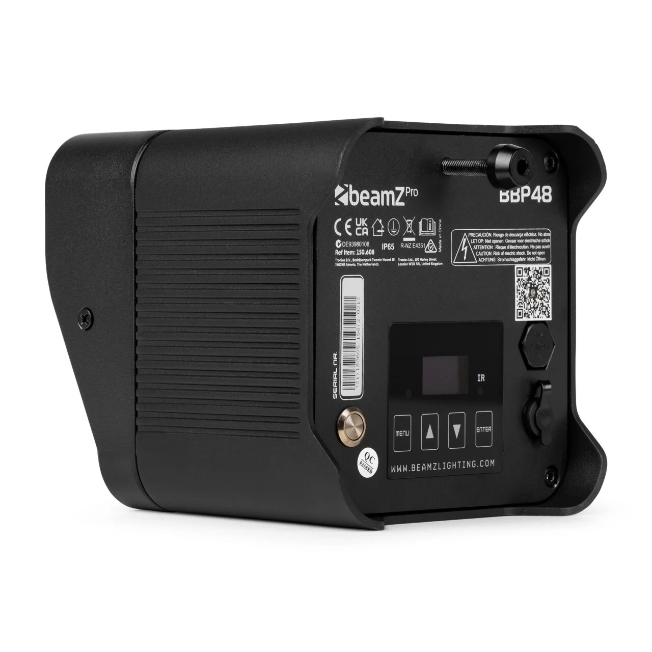 Beamz Pro BBP48 Uplight IP65 9x12W Battery Wireless DMX - Image 5