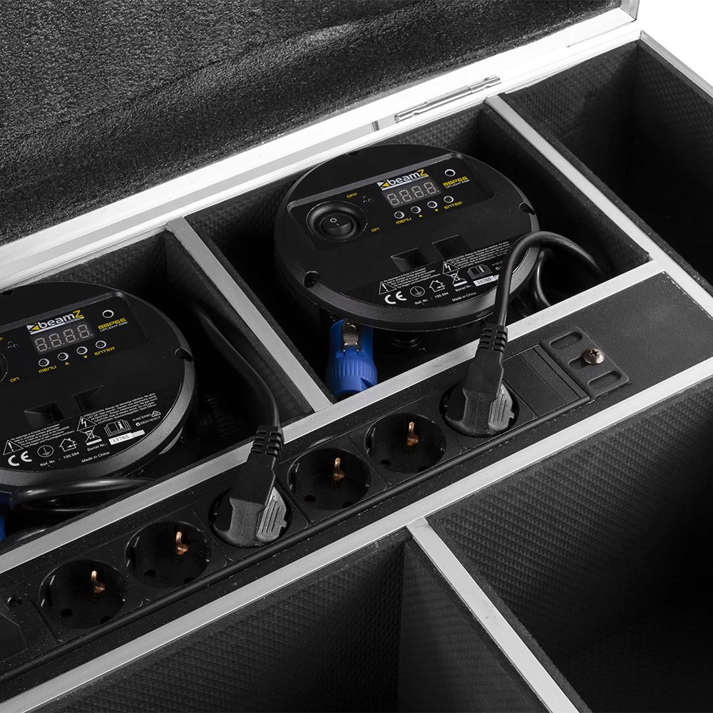 Beamz PRO BBP66 Uplight Par 6X6W DMX Flightcase - Image 4