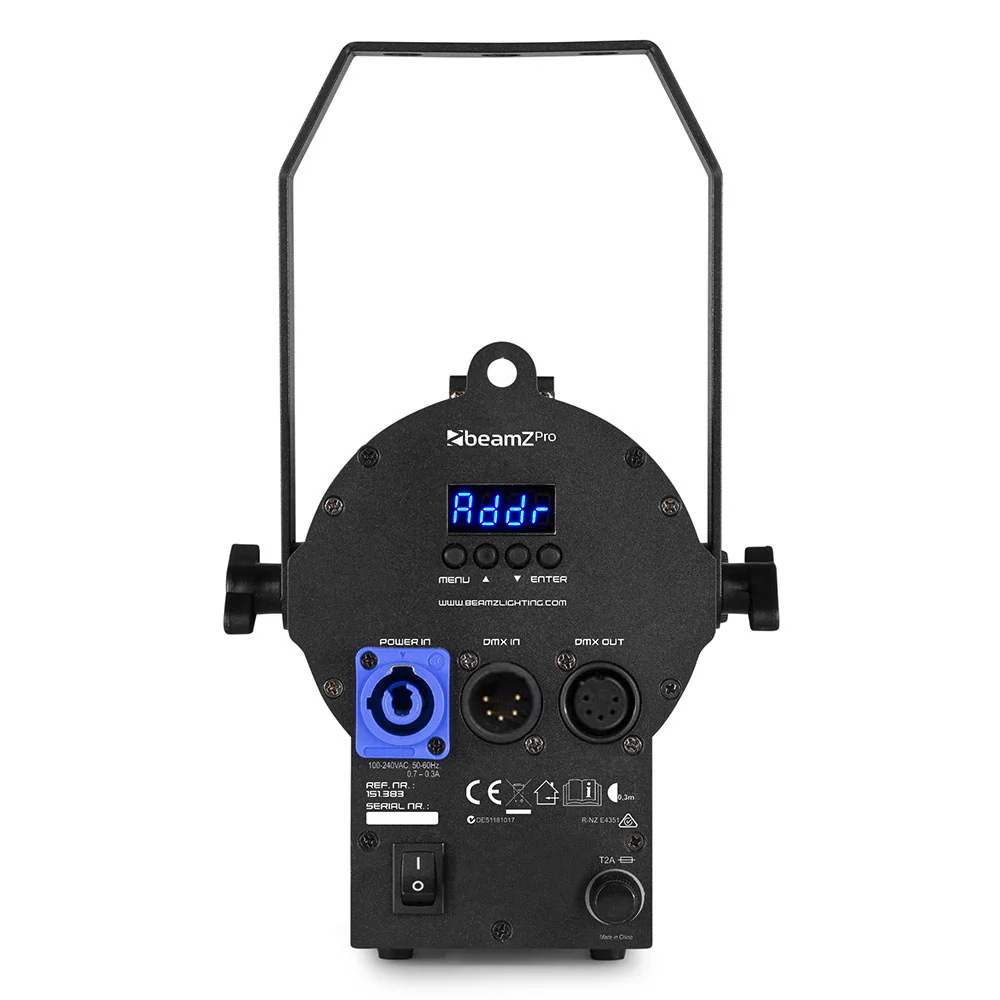 Beamz PRO BTF440Z Mini LED Fresnel 4x40W RGBW with Zoom - Image 14