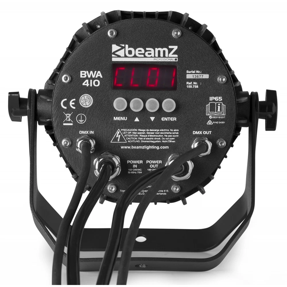 Beamz PRO BWA410 7x10W IP65 Rated RGBW LED Parcan - Image 6