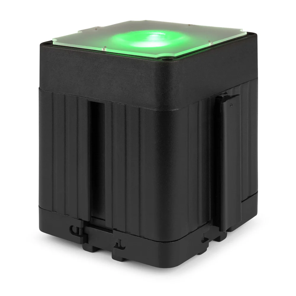 Beamz PRO KUBE20BK Outdoor Battery Uplight 6-Pack with Flightcase - Image 7