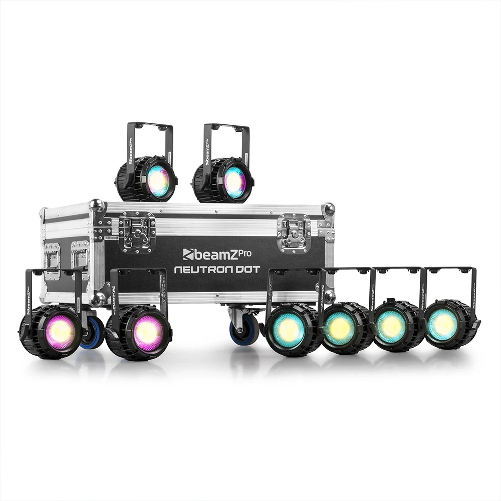 Beamz PRO Neutron DOT 2-in-1 LED Blinder 8-Pack with Flightcase - Image 11