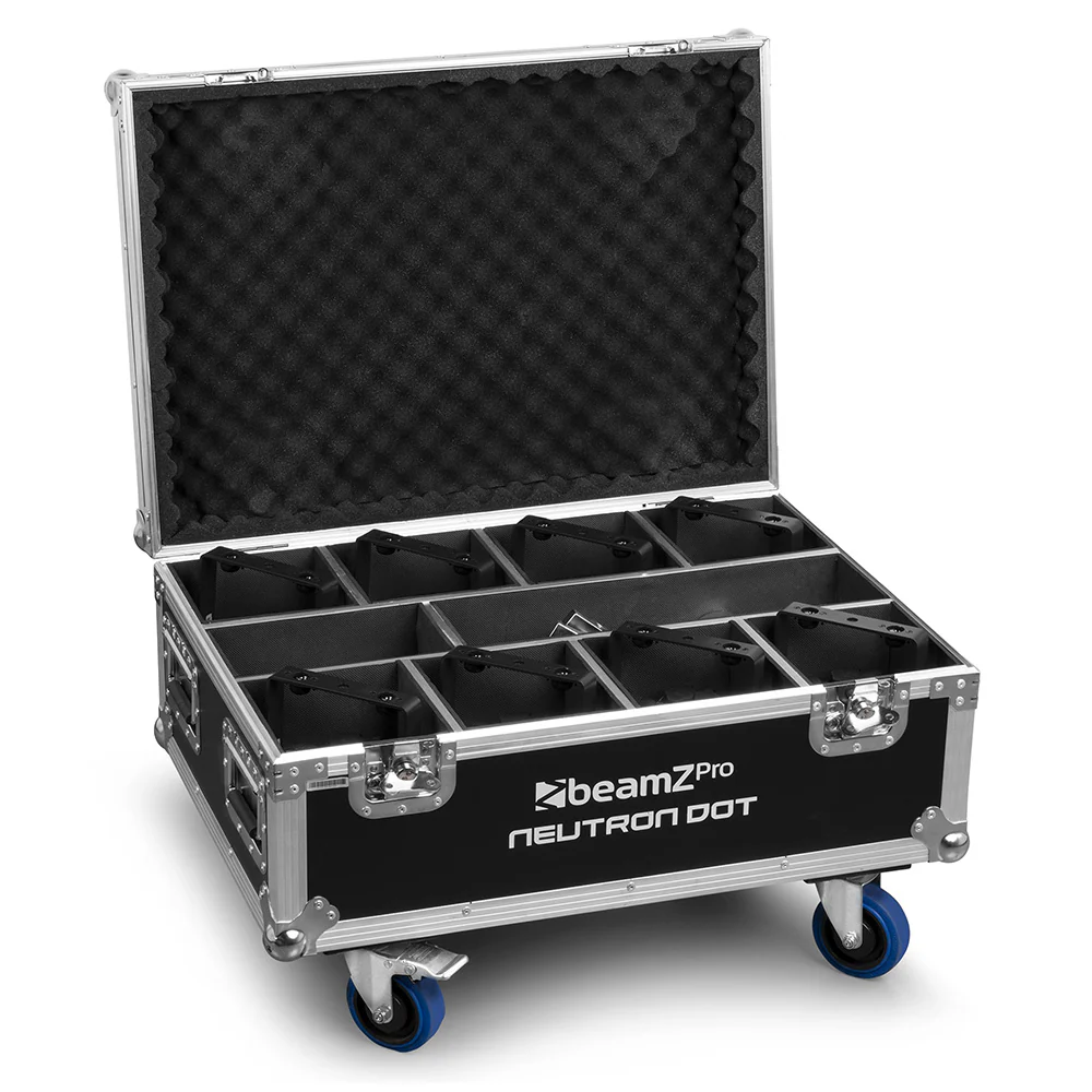 Beamz PRO Neutron DOT 2-in-1 LED Blinder 8-Pack with Flightcase - Image 5