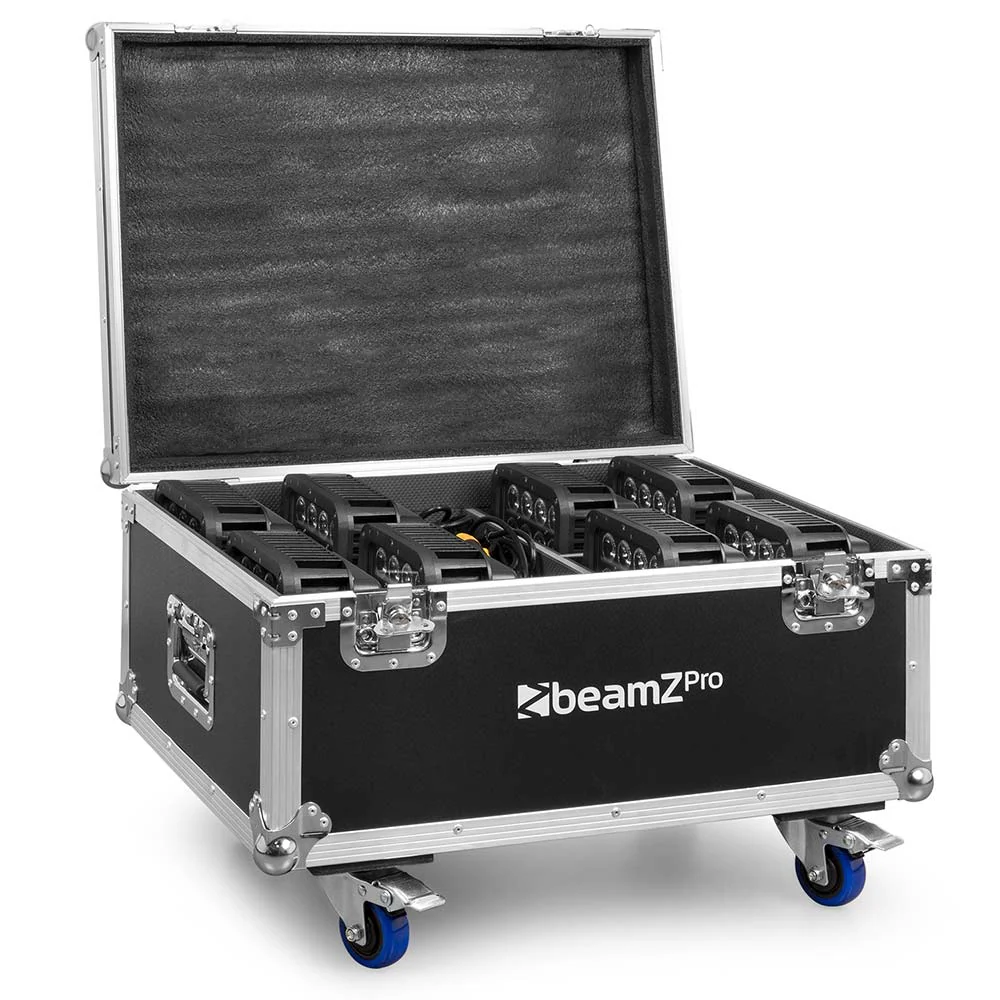 Beamz PRO Starcolor 128 MK2 Pack 8PCS with Flightcase - Image 4