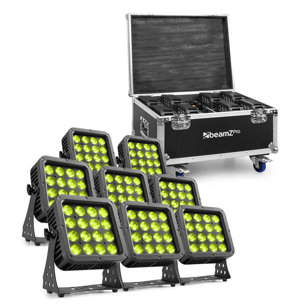 Beamz PRO Starcolor 128 MK2 Pack 8PCS with Flightcase - Image 9