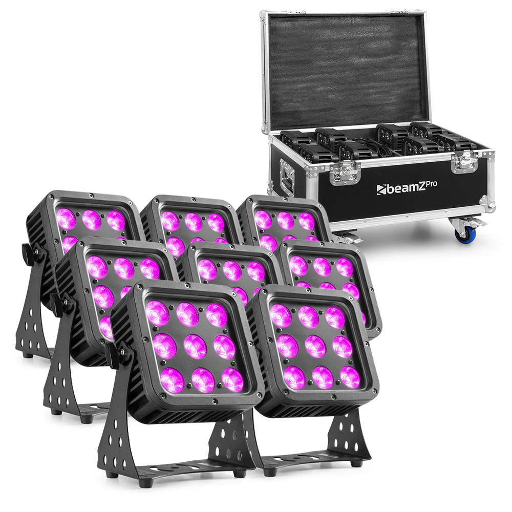 Beamz PRO Starcolor 72 Pack 8PCS with Flightcase - Image 6