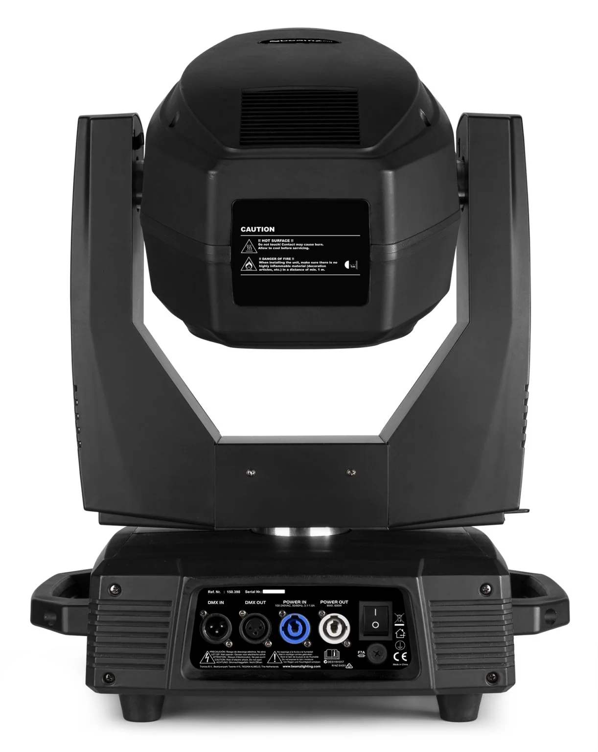 Beamz PRO TIGER17R 350W Beam/Spot Moving Head Pair with Roadcase - Image 3