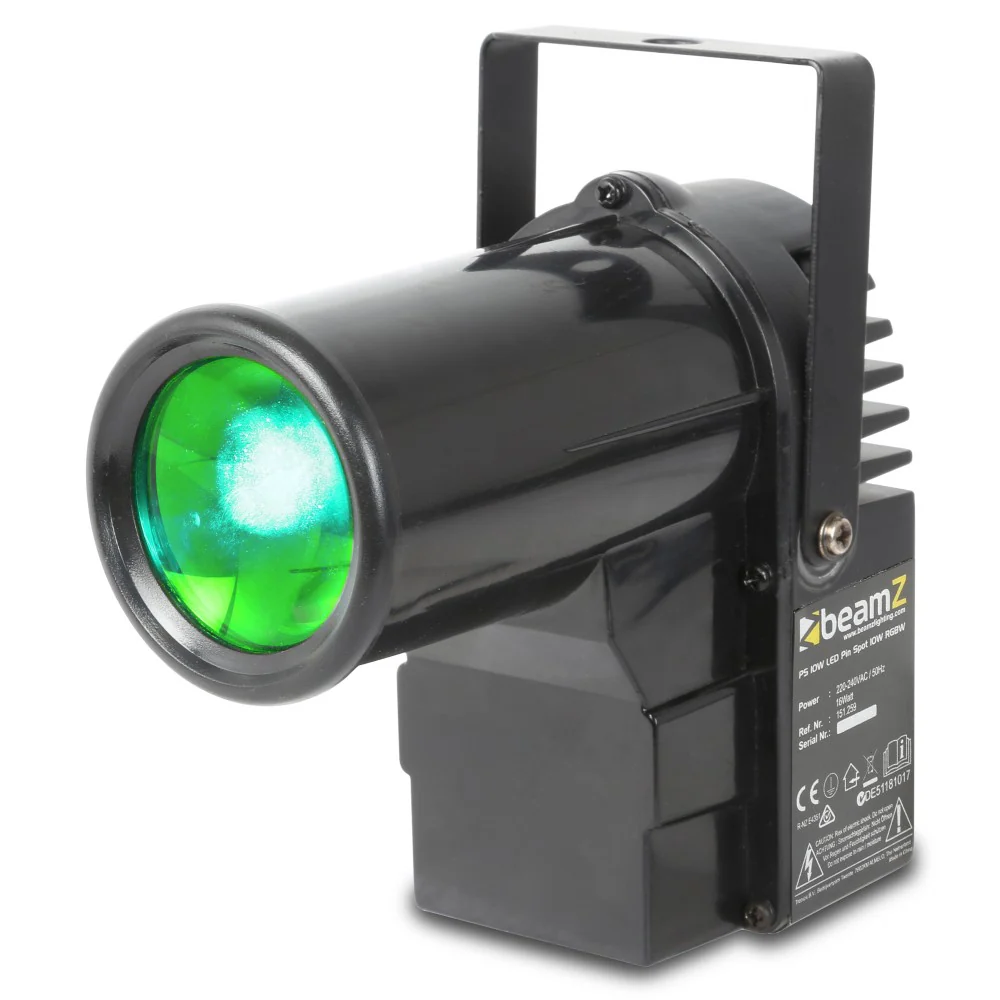 Beamz PS10W LED RGBW Pinspot 10W with DMX - Image 16
