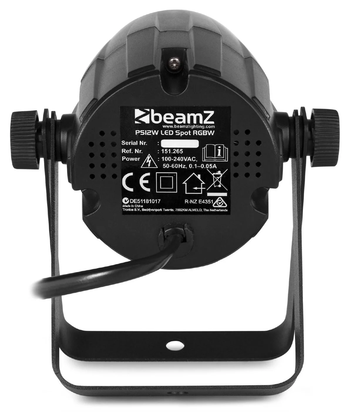 Beamz PS12W MK2 RGBW LED Pinspot 12W with IRC - Image 5