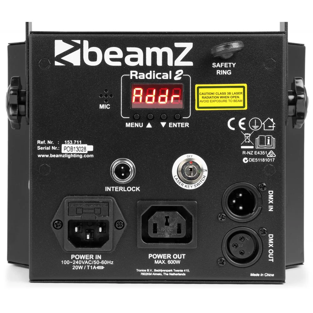 Beamz Radical-II LED Multi Effect Light - Image 3