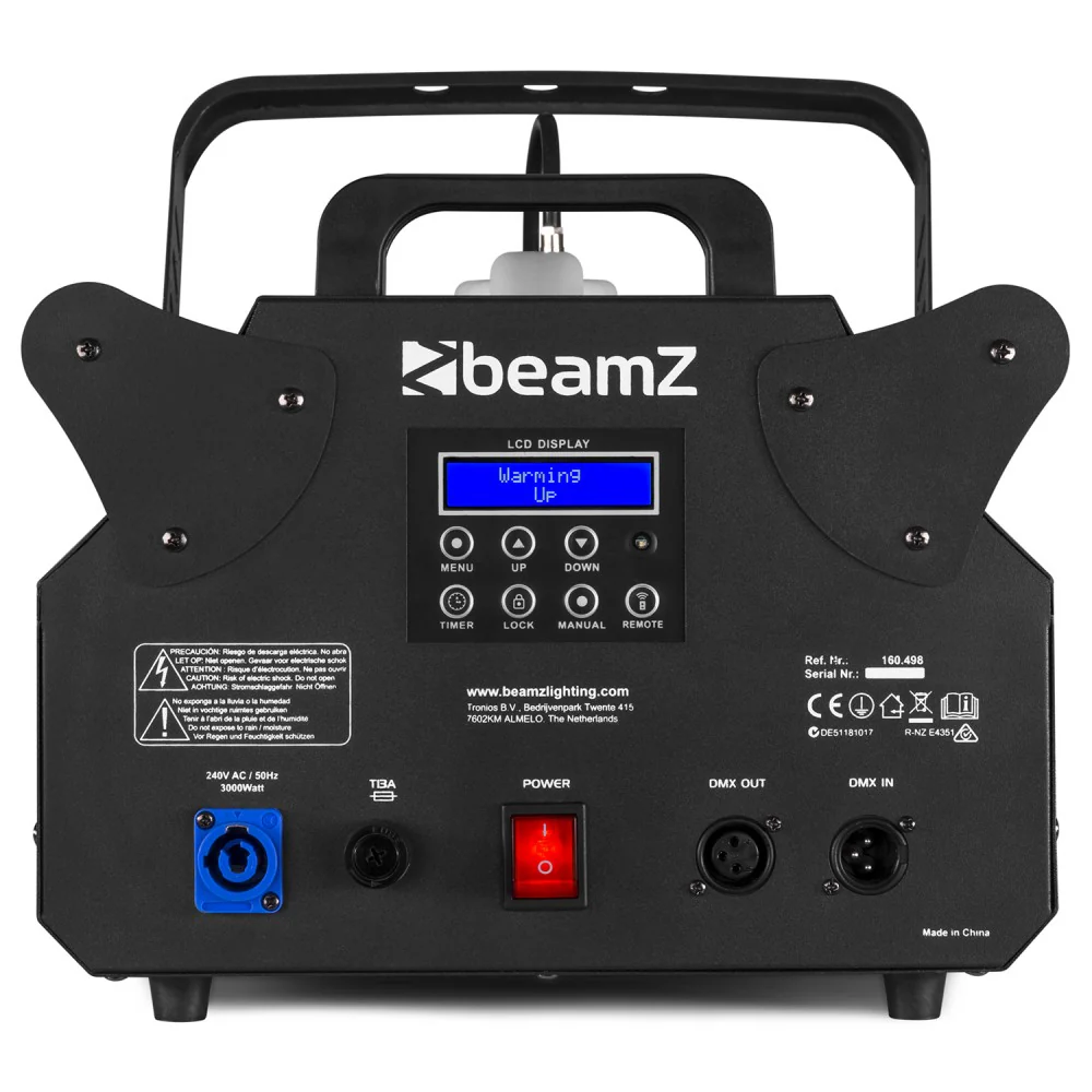 Beamz S3500 Smoke Machine DMX - Image 6