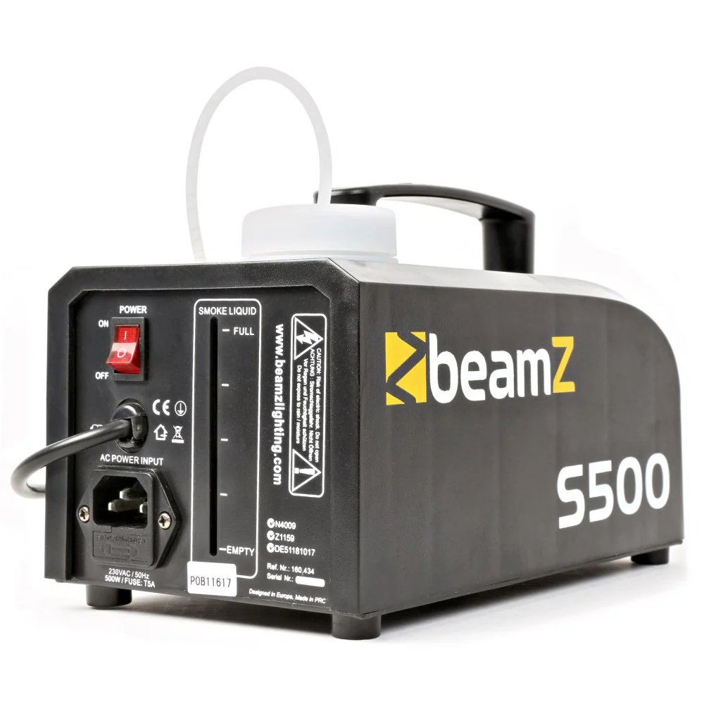 BeamZ S500 Compact 500W 0.4L Smoke Machine - Image 2