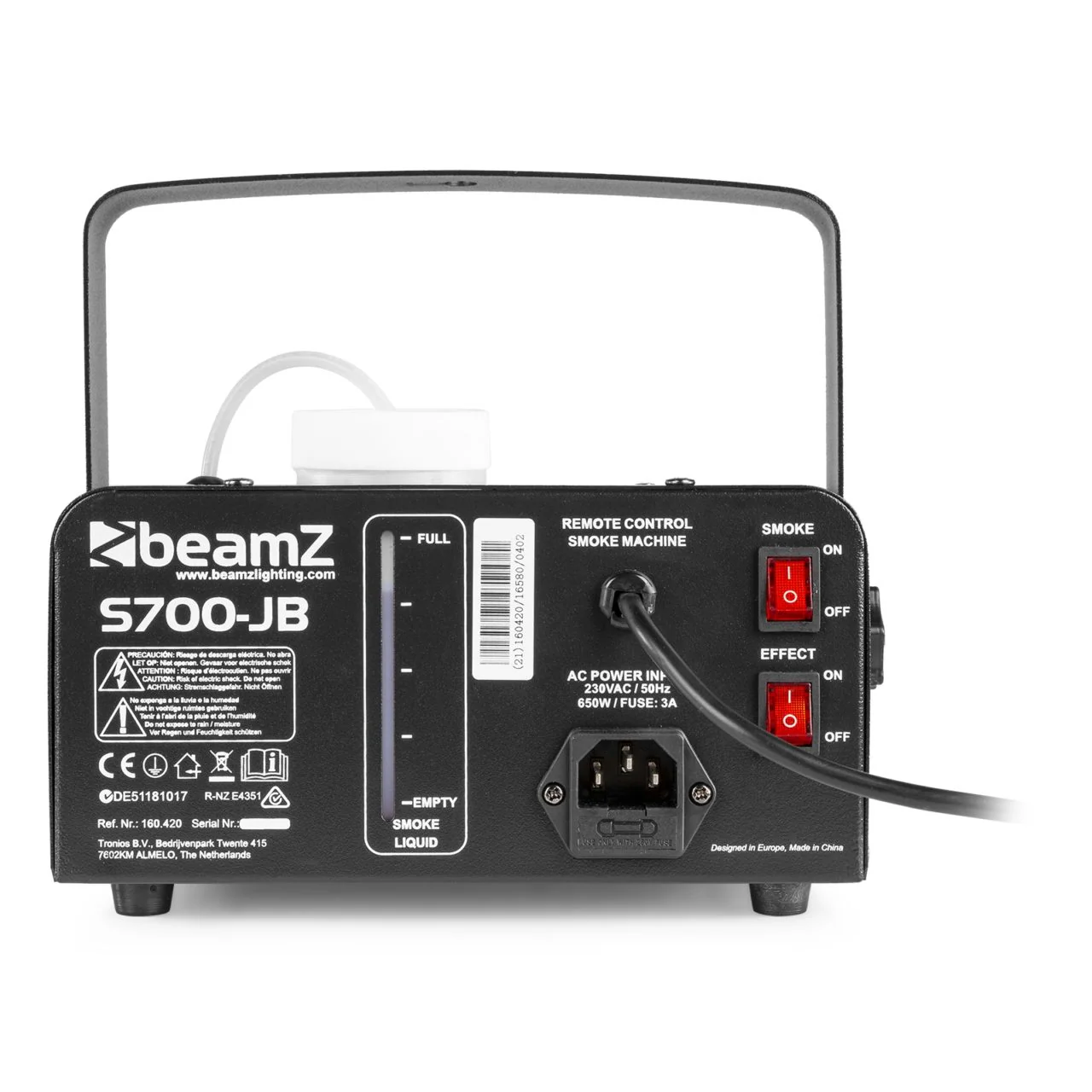 Beamz S700-JB Smoke Machine with LED Jelly Ball 700W - Image 21