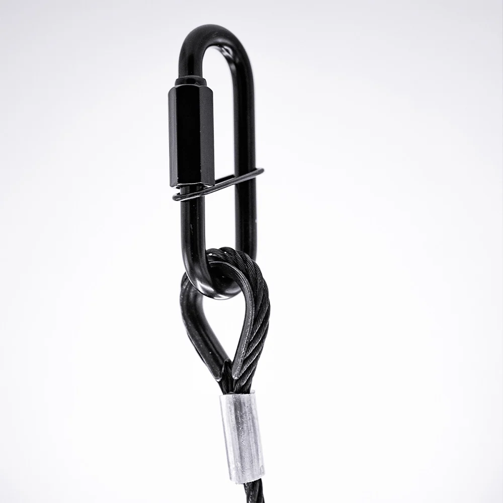 Beamz SAF65B Safety Cable 95cm - Black - Image 3
