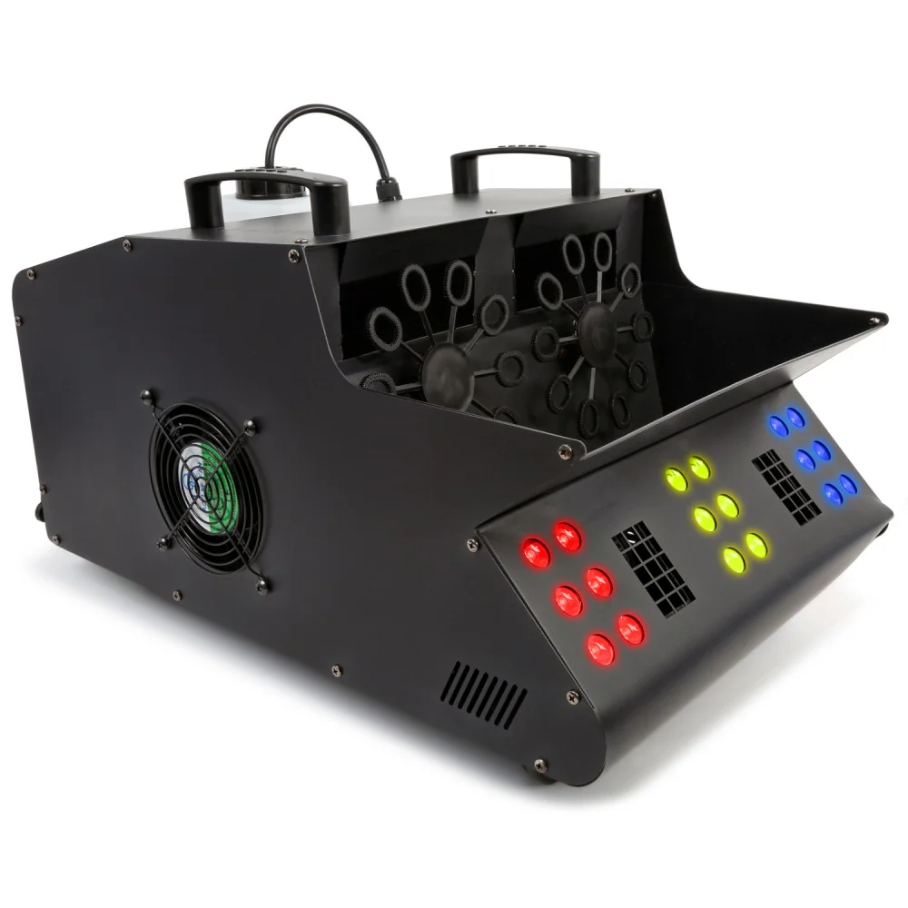 Beamz SB2000-LED Smoke & Bubble Machine with LED Wash