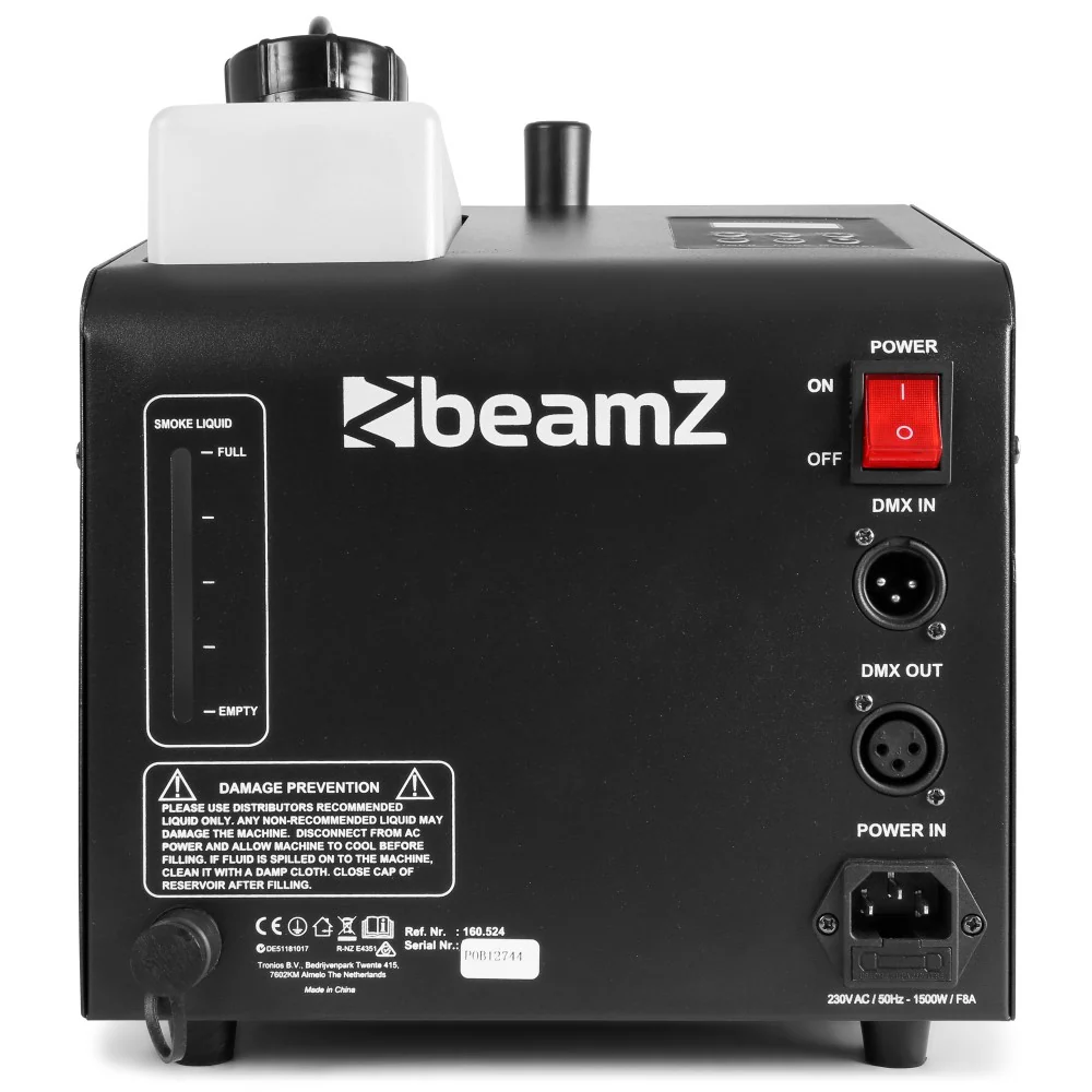 Beamz SB2000-LED Smoke & Bubble Machine with LED Wash - Image 8