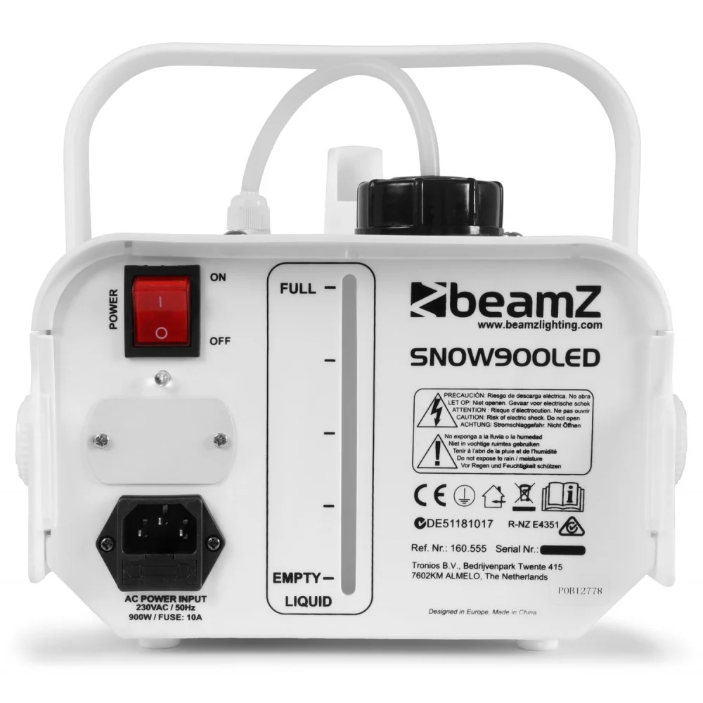 Beamz SNOW-900LED Snow Machine with LEDs 900W - Image 3