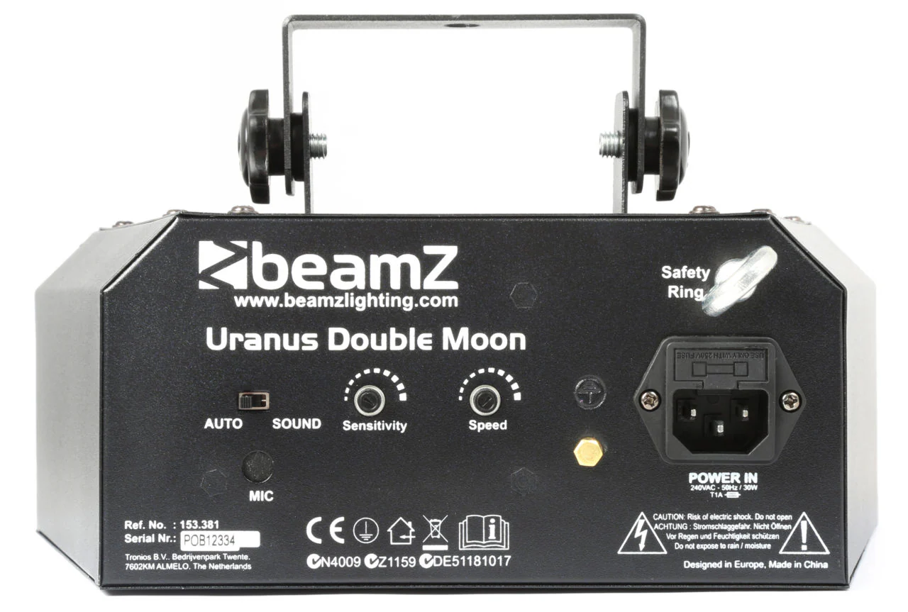 Beamz Uranus LED DJ Effect Light with Strobe - Image 3