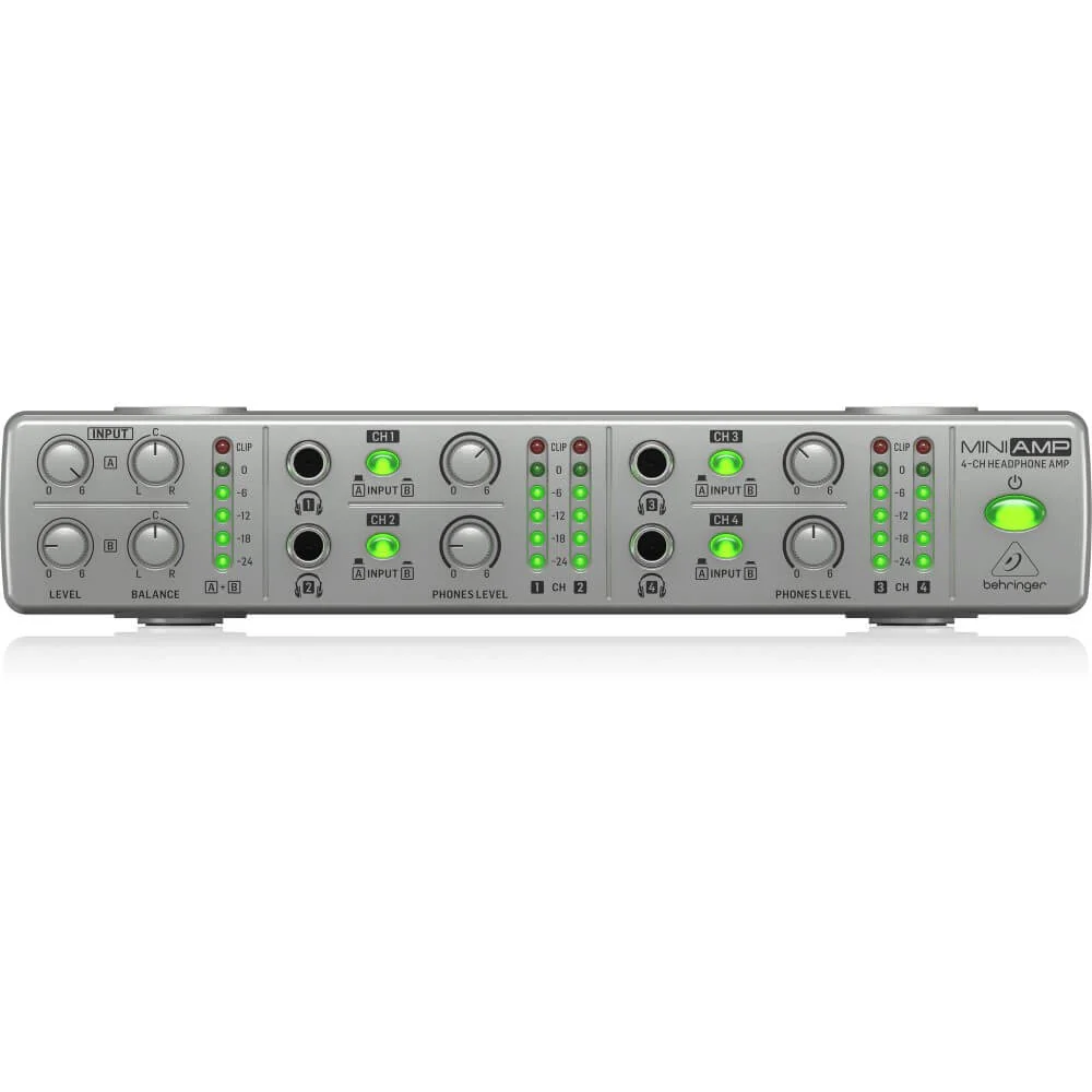 Behringer AMP800 V2 Ultra-Compact 4-Channel Stereo Headphone Amplifier - Image 4