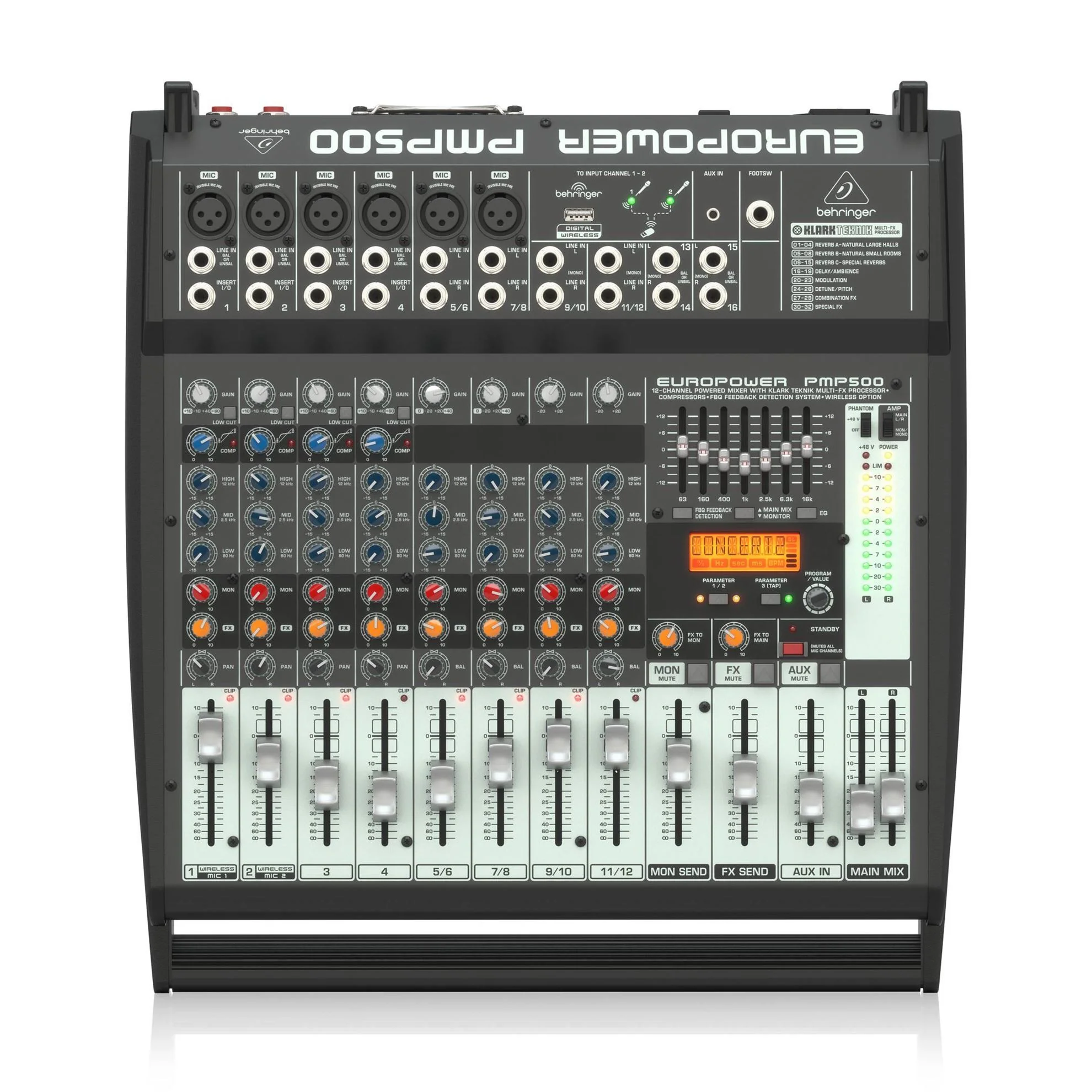 Behringer Europower PMP500 Powered Mixer - Image 8