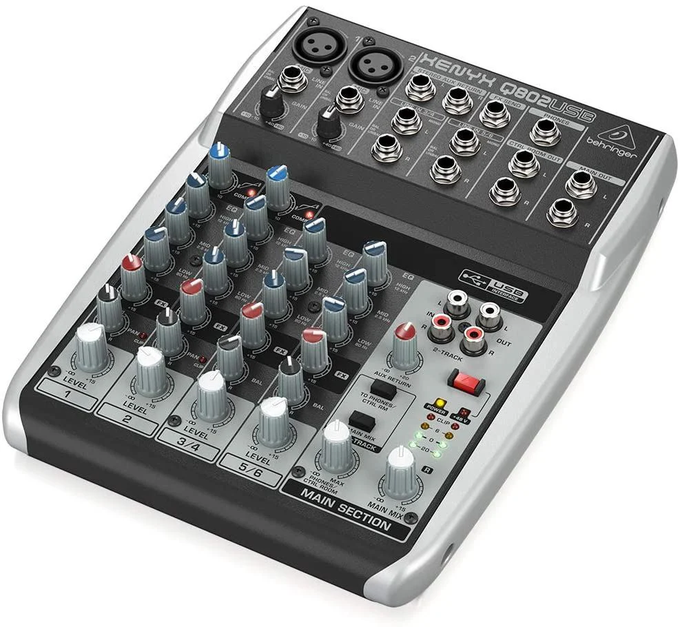 Behringer Xenyx Q802USB Mixer - Open Box - Image 2
