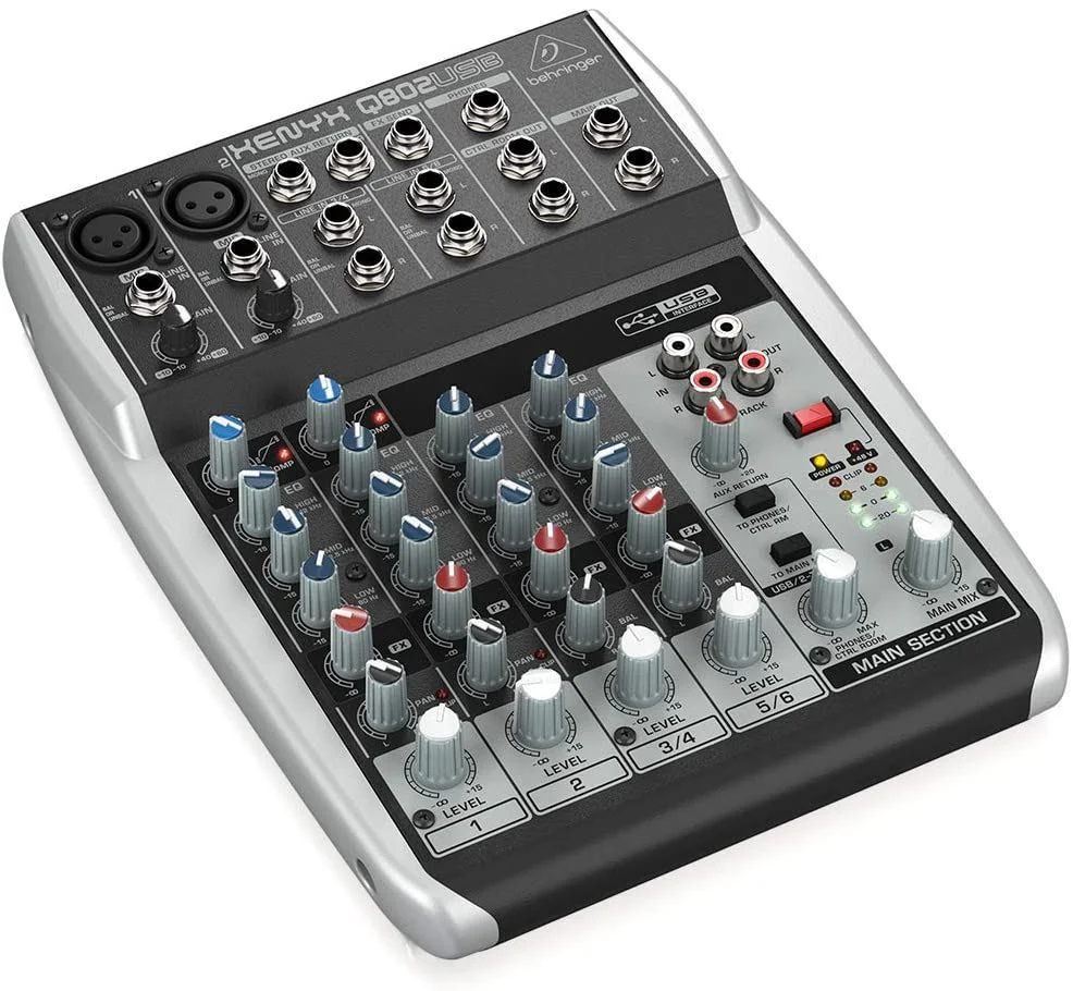 Behringer Xenyx Q802USB Mixer - Open Box - Image 3
