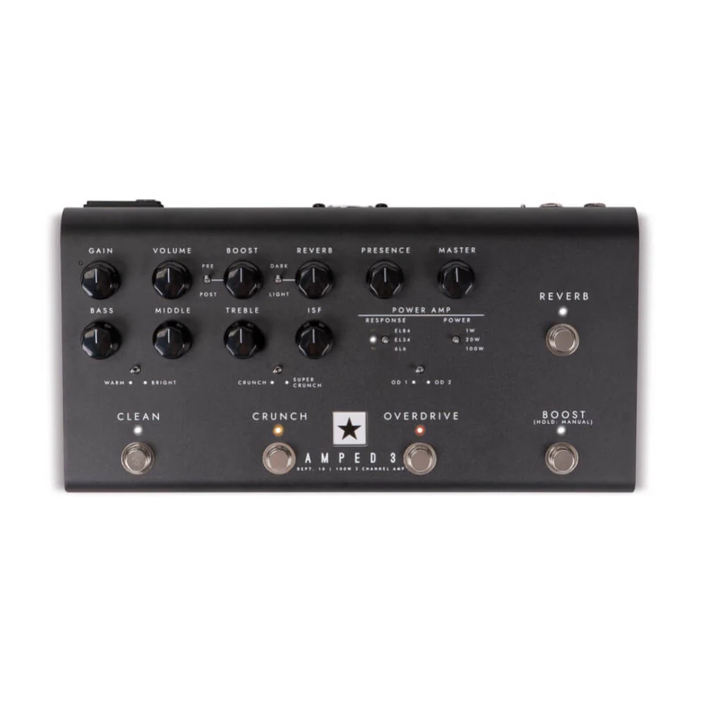 Blackstar Dept. 10 AMPED 3 100W Guitar Amplifier Pedal with Boost and Reverb
