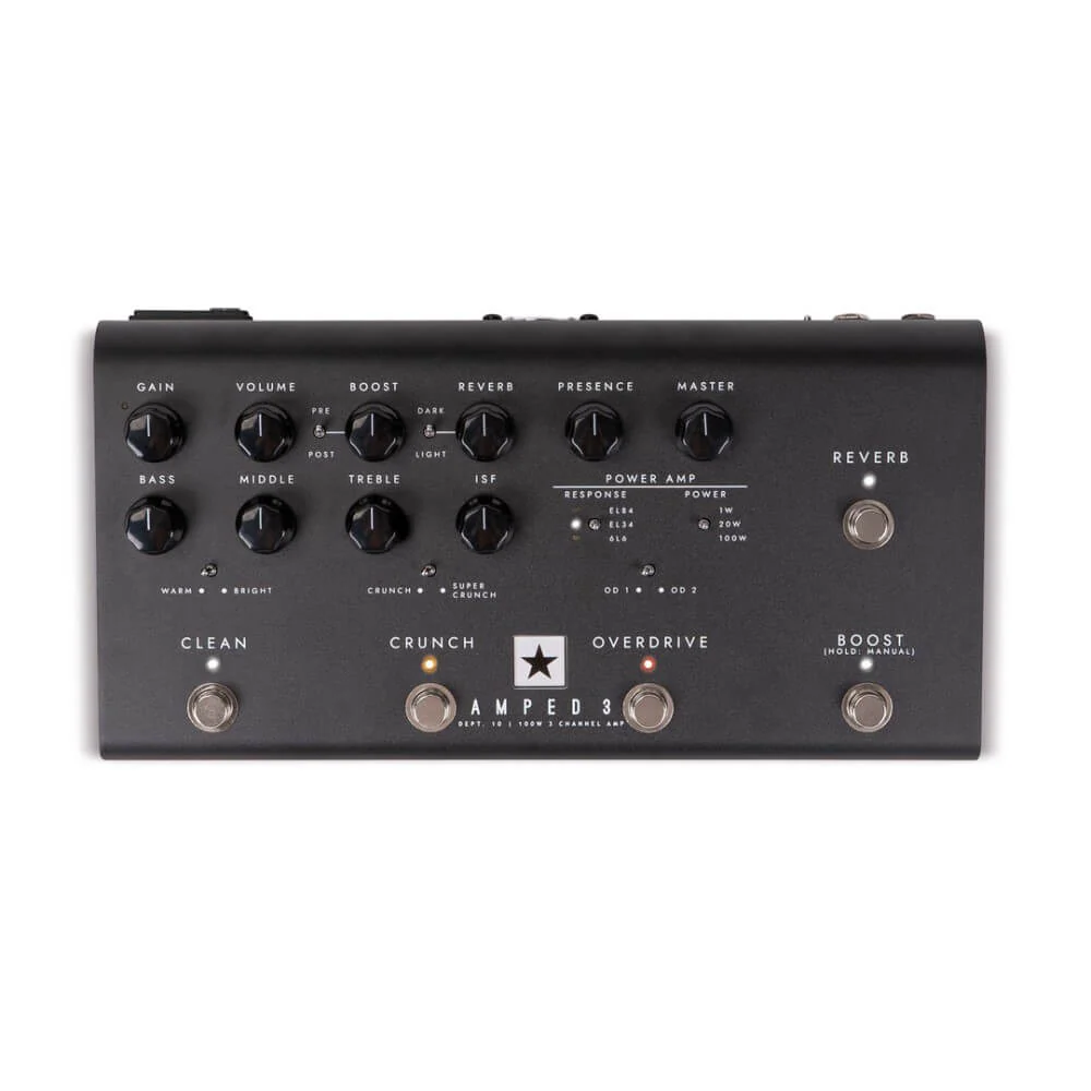 Blackstar Dept. 10 AMPED 3 100W Guitar Amplifier Pedal with Boost and Reverb - Image 9