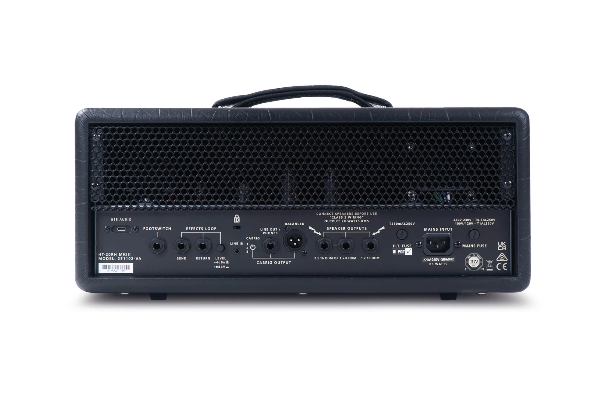 Blackstar HT-20RH-MKIII Valve Guitar Amp Head (20w) - Image 4