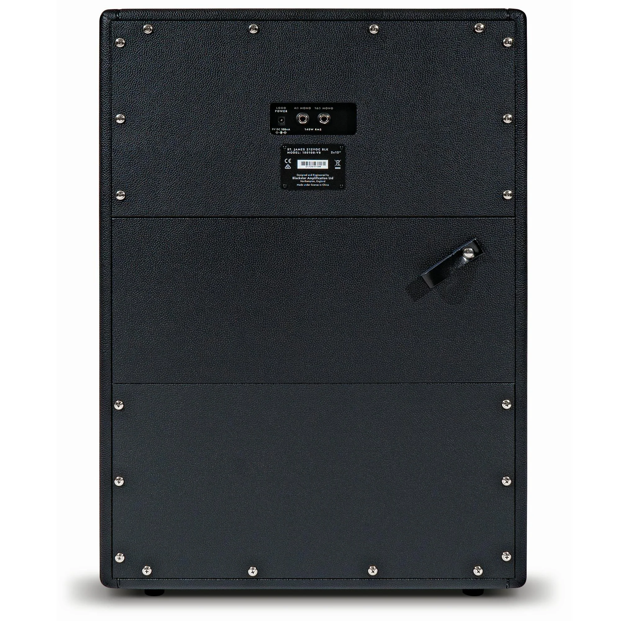 Blackstar St. James 212VOC 2x12 Vertical Speaker Cabinet - Black - Image 4